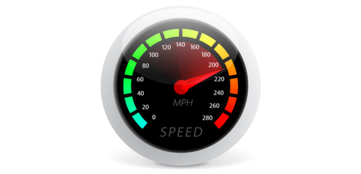VPN providers speedometer